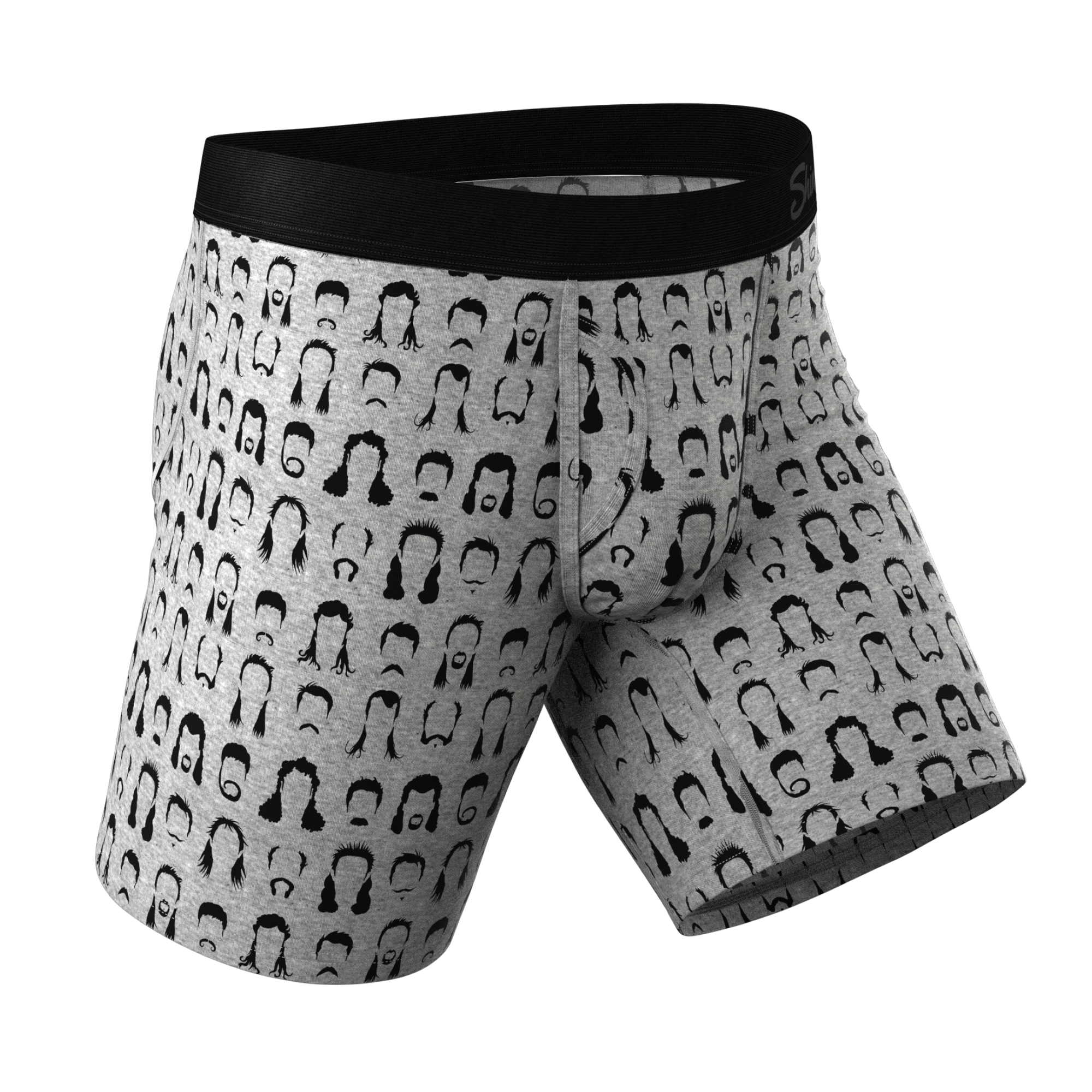 The Hair Down There | Mullet Ball Hammock® Boxer - Long Leg - Shinesty