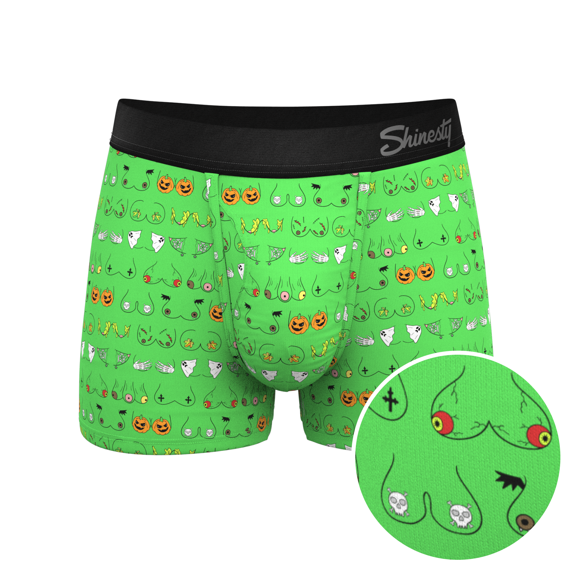 The Haunted Honkers | Halloween Bust Ball Hammock® Pouch Trunks Underwear - Shinesty