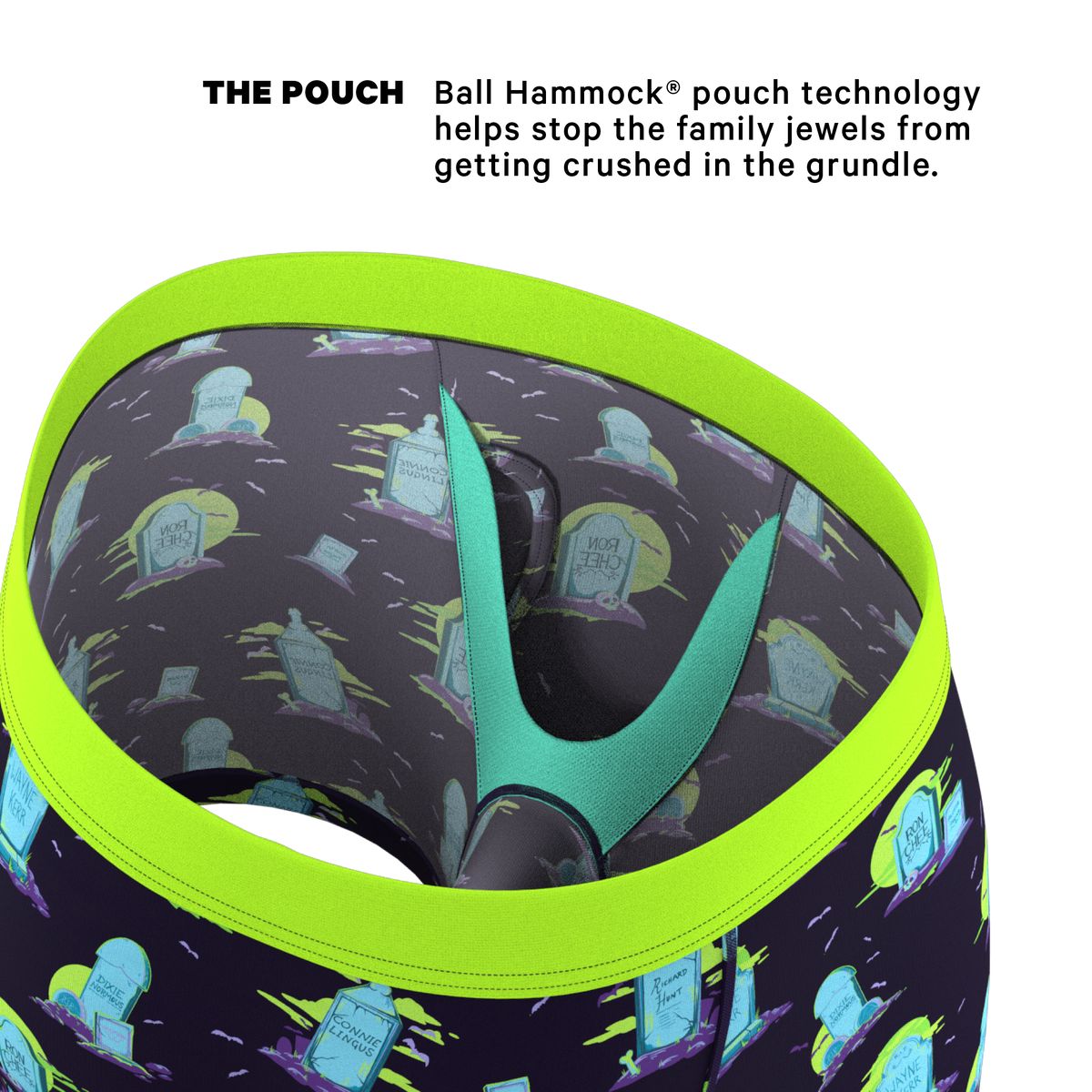 The Headstone | Tombstone Ball Hammock® Pouch Underwear With Fly - Shinesty