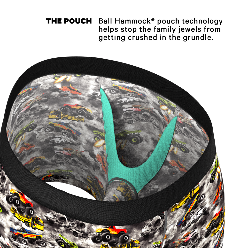 The Here Be Monsters | Monster Truck Ball Hammock® Pouch Underwear - Shinesty