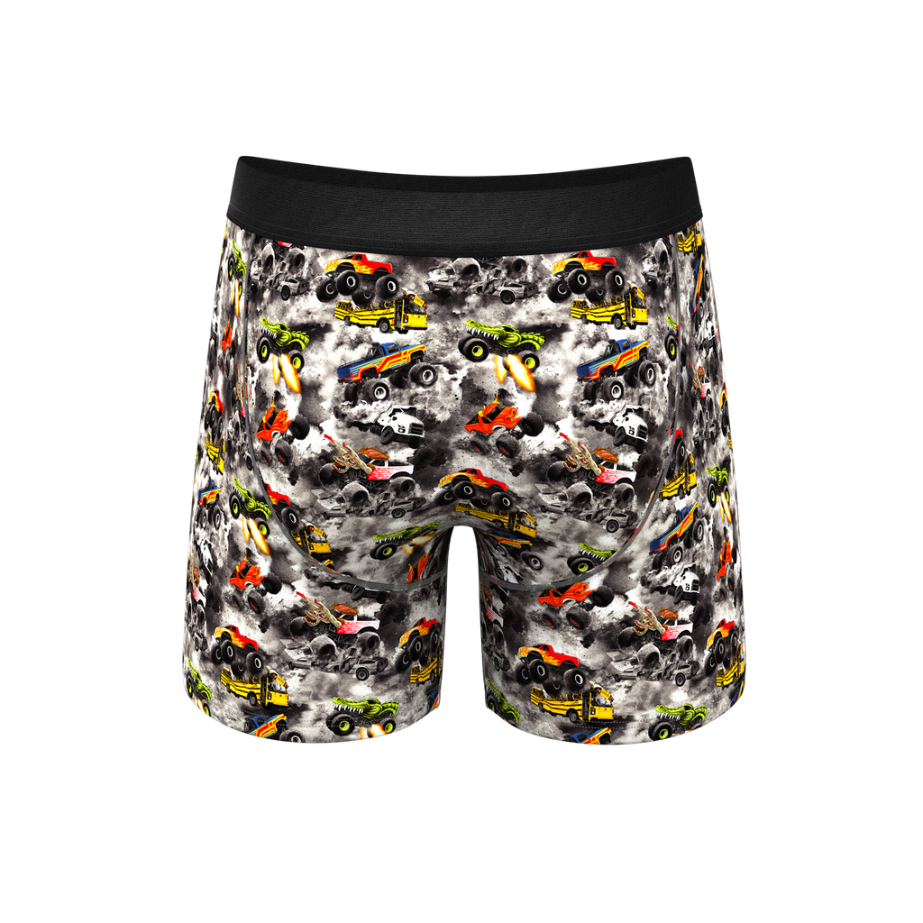 The Here Be Monsters | Monster Truck Ball Hammock® Pouch Underwear - Shinesty