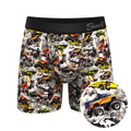 The Here Be Monsters | Monster Truck Ball Hammock® Pouch Underwear With Fly - Shinesty