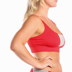 The High Caliber | Red paradICE™ Boob Hammock™ Cooling Bralette - Shinesty