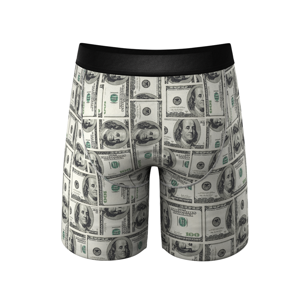 The High Roller | Money Ball Hammock® Boxer - Long Leg - Shinesty