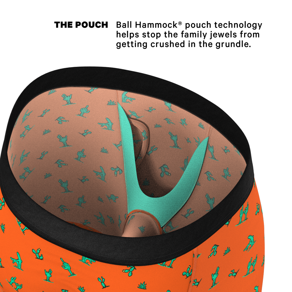 The Hokey Pokey | Cactus Ball Hammock® Boxer - Long Leg - Shinesty