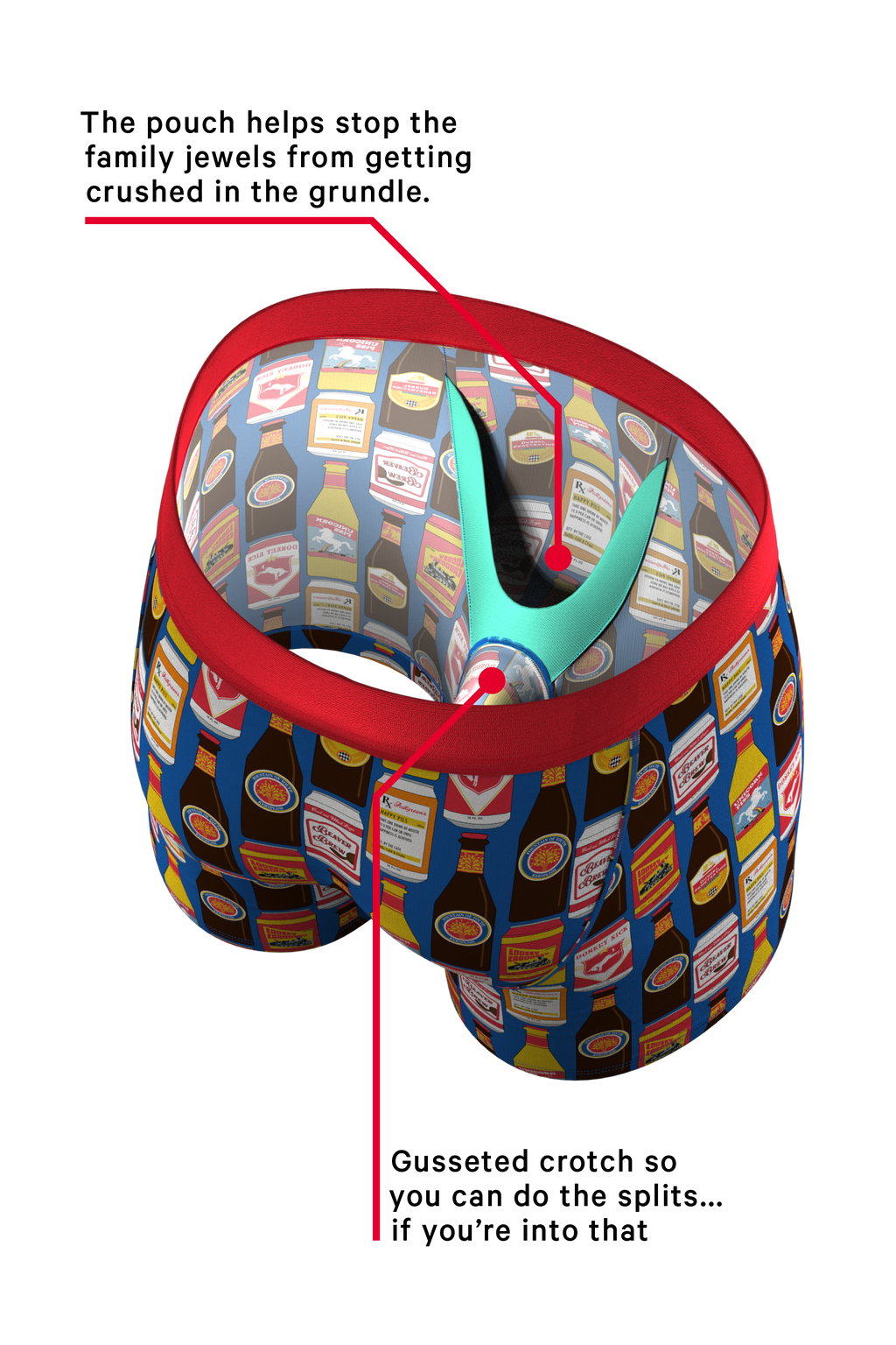 The Hop Nectar | Beer Ball Hammock® Pouch Underwear - Shinesty