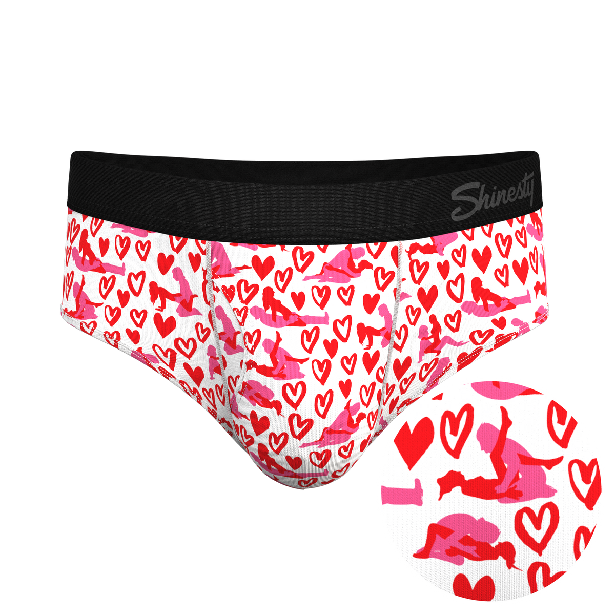 The Hot-Blooded Handbook | Valentines Ball Hammock® Pouch Underwear Briefs - Shinesty