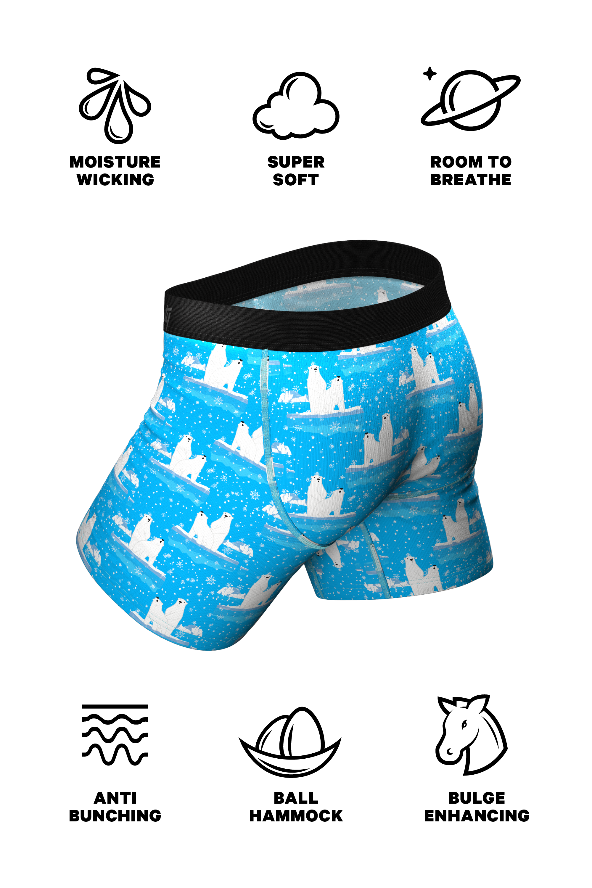 The How Coke Is Made | Polar Bear Ball Hammock® Pouch Underwear - Shinesty