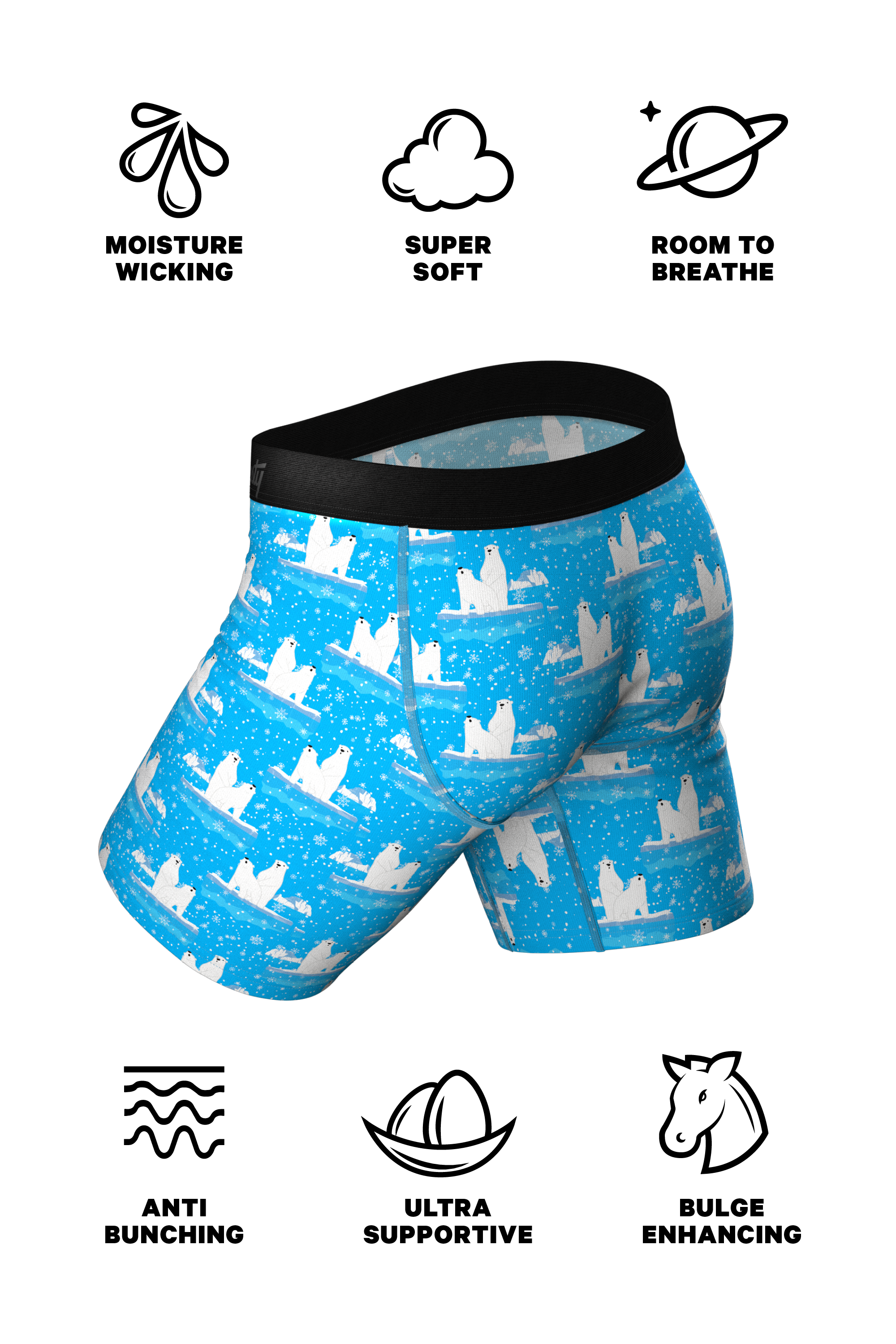The How Coke Is Made | Polar Bears Ball Hammock® Boxer - Long Leg - Shinesty
