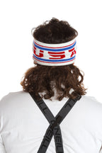 The Salt Lake | White USA Ski Headband - Shinesty
