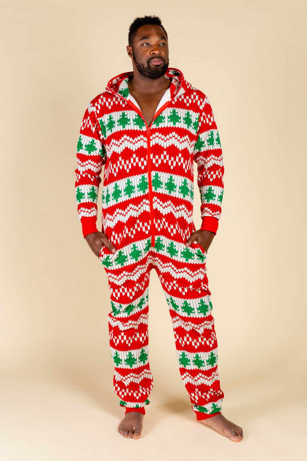 The Red Ryder | Knit Print Christmas Onesie - Shinesty
