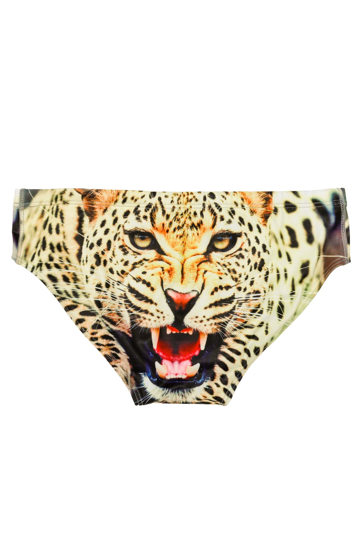 The Endangerous Leopard Print Swim Brief - Shinesty