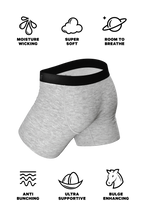 The Intramural Champ | Heathered Grey Ball Hammock® Pouch Underwear - Shinesty