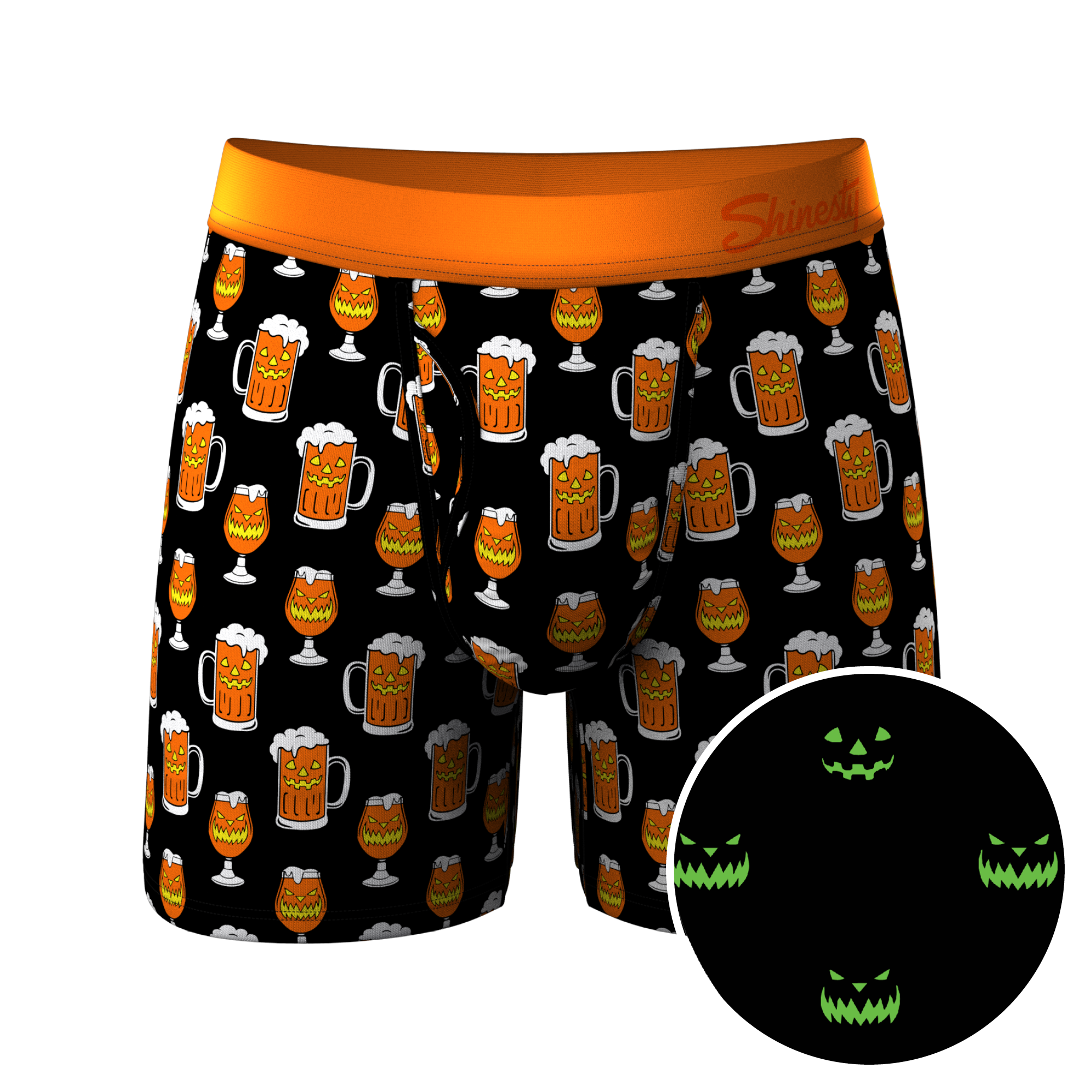 The Jack O Lager | Halloween Beer Ball Hammock® Pouch Underwear With Fly - Shinesty