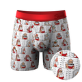 The Jailbird | Mugshot Santa Ball Hammock® Pouch Underwear With Fly - Shinesty