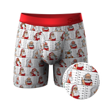 The Jailbird | Mugshot Santa Ball Hammock® Pouch Underwear With Fly - Shinesty