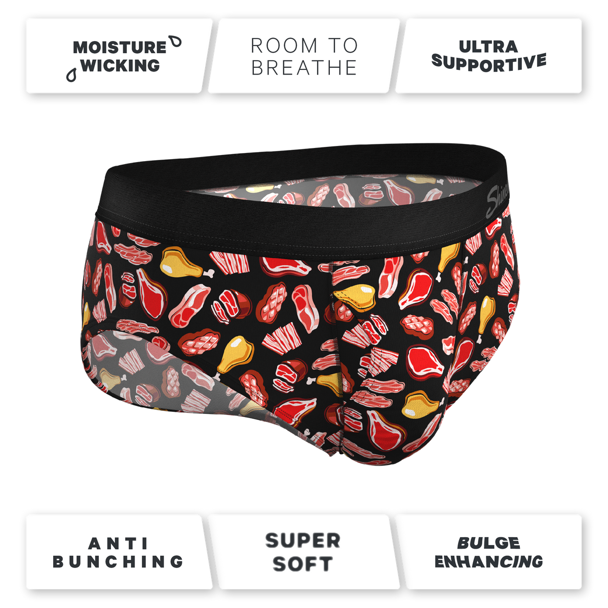 The Juicy Loins | Meat Ball Hammock® Pouch Underwear Briefs - Shinesty