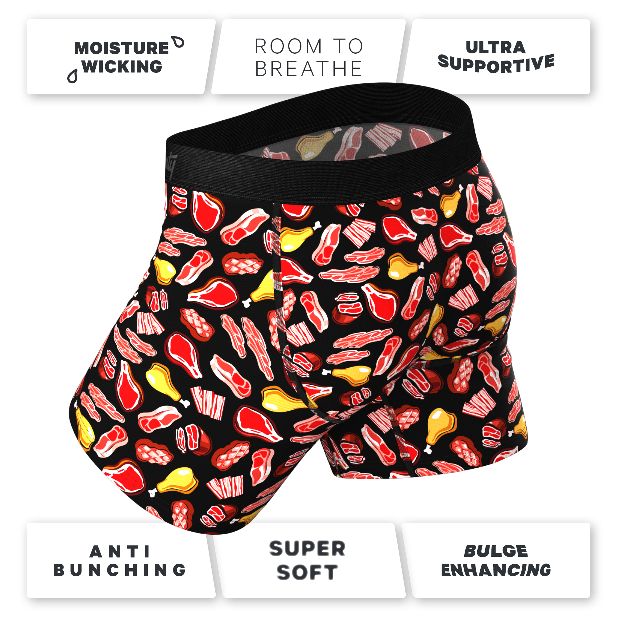 The Juicy Loins | Meat Ball Hammock® Pouch Underwear - Shinesty