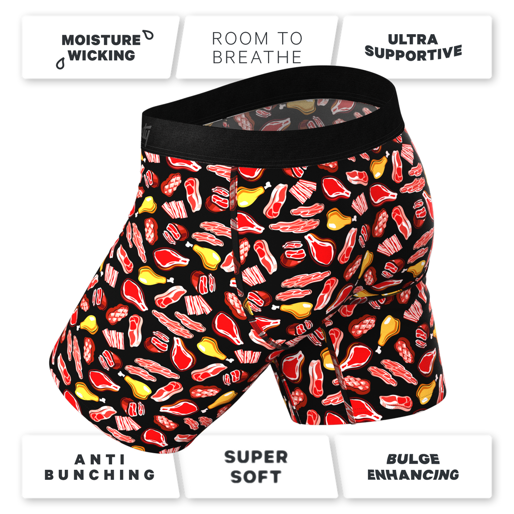 The Juicy Loins | Meat Ball Hammock® Boxer - Long Leg - Shinesty