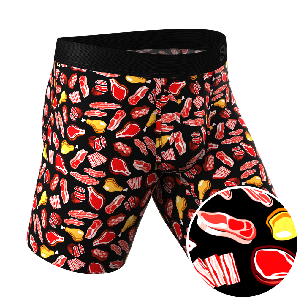 The Juicy Loins | Meat Ball Hammock® Boxer - Long Leg - Shinesty