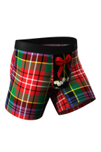 The Kiss Me There | Mistletoe Plaid Christmas Ball Hammock® Pouch Underwear - Shinesty
