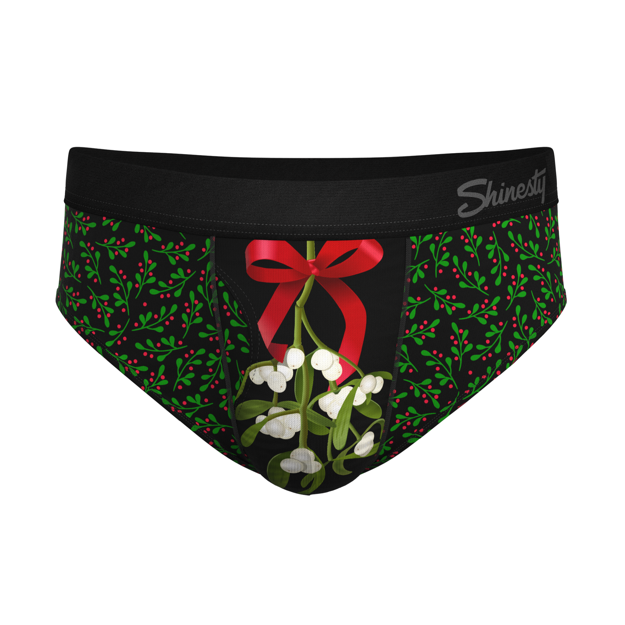 The Kiss Me There | Mistletoe Ball Hammock® Pouch Underwear Briefs - Shinesty