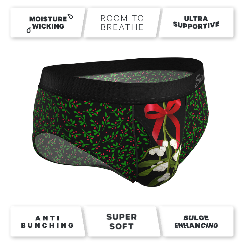 The Kiss Me There | Mistletoe Ball Hammock® Pouch Underwear Briefs - Shinesty