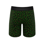 The Kiss Me There | Mistletoe Ball Hammock® Boxer - Long Leg - Shinesty