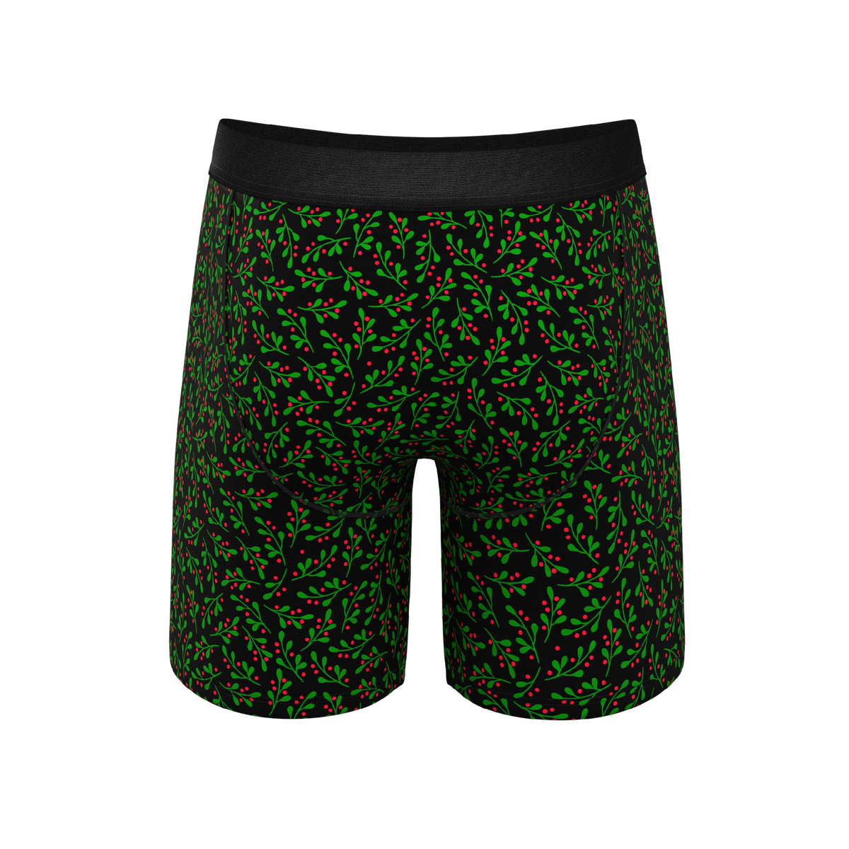 The Kiss Me There | Mistletoe Ball Hammock® Boxer - Long Leg - Shinesty