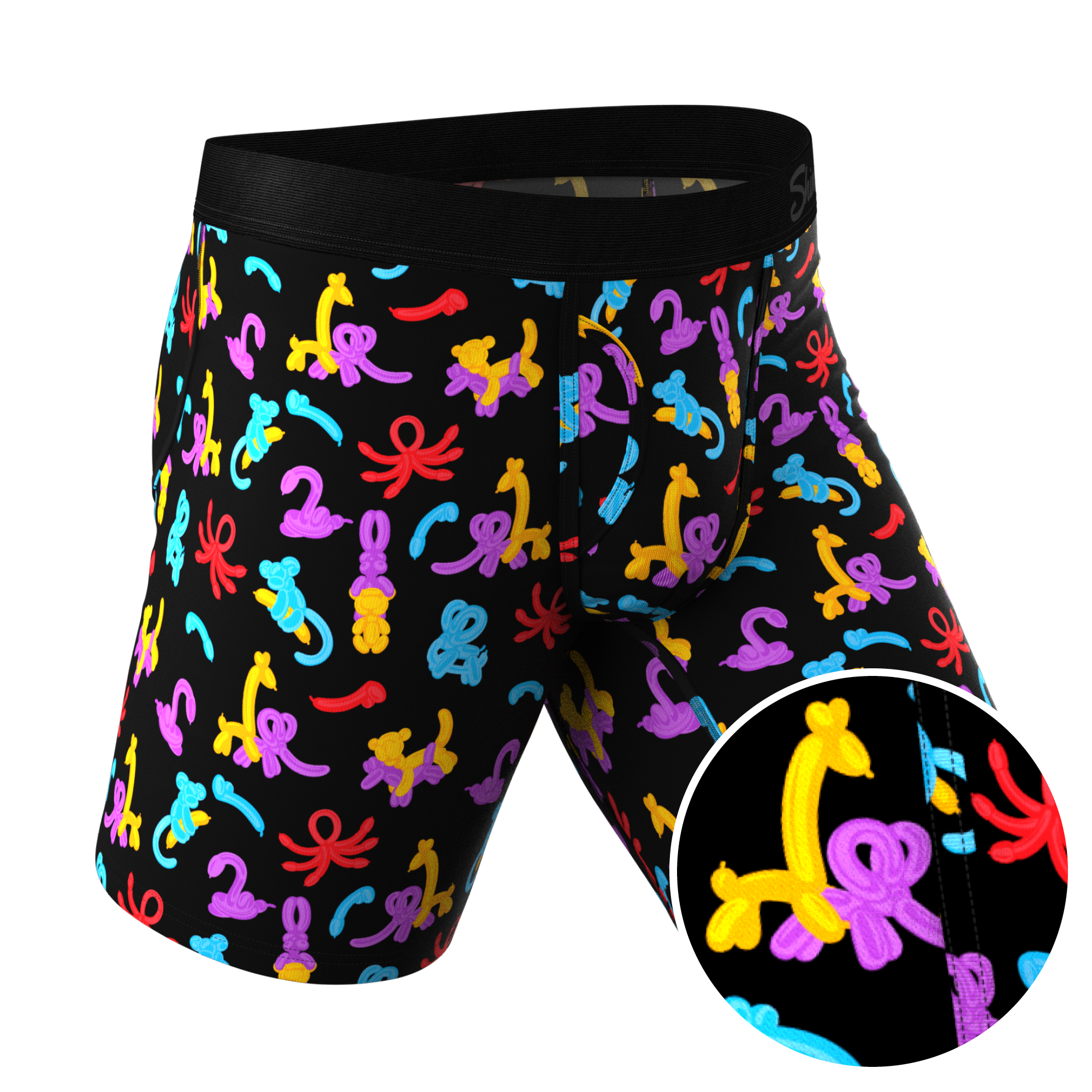 The Knot Tonights | Balloon Animal Ball Hammock® Boxer - Long Leg - Shinesty