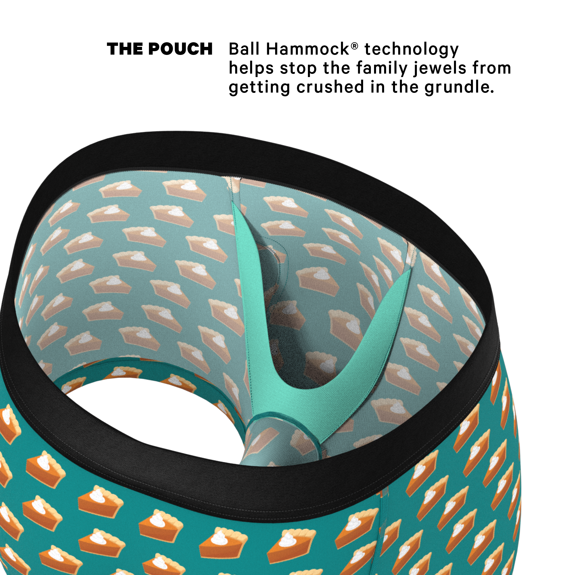 The Last Course | Pumpkin Pie Ball Hammock® Pouch Trunks Underwear - Shinesty
