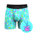 The Like Rabbits | Easter Animals Ball Hammock® Pouch Underwear With Fly - Shinesty