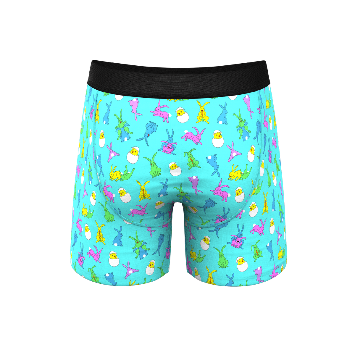 The Like Rabbits | Easter Animals Ball Hammock® Pouch Underwear With Fly - Shinesty