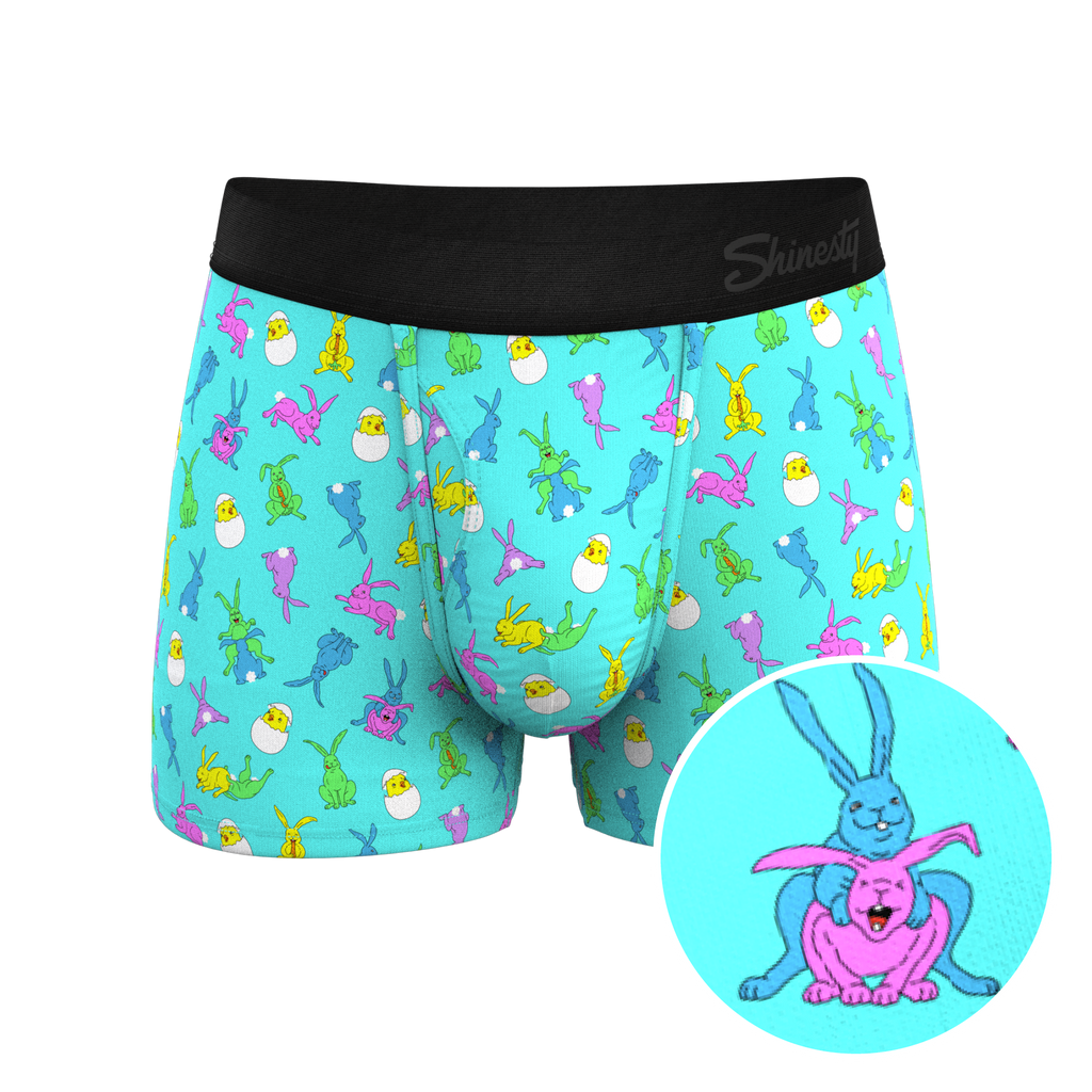 The Like Rabbits | Easter Animals Ball Hammock Pouch Trunk Underwear - Shinesty