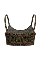 The Live Laugh Lube | Western Floral Pattern Boob Hammock™ Scoop Bralette - Shinesty