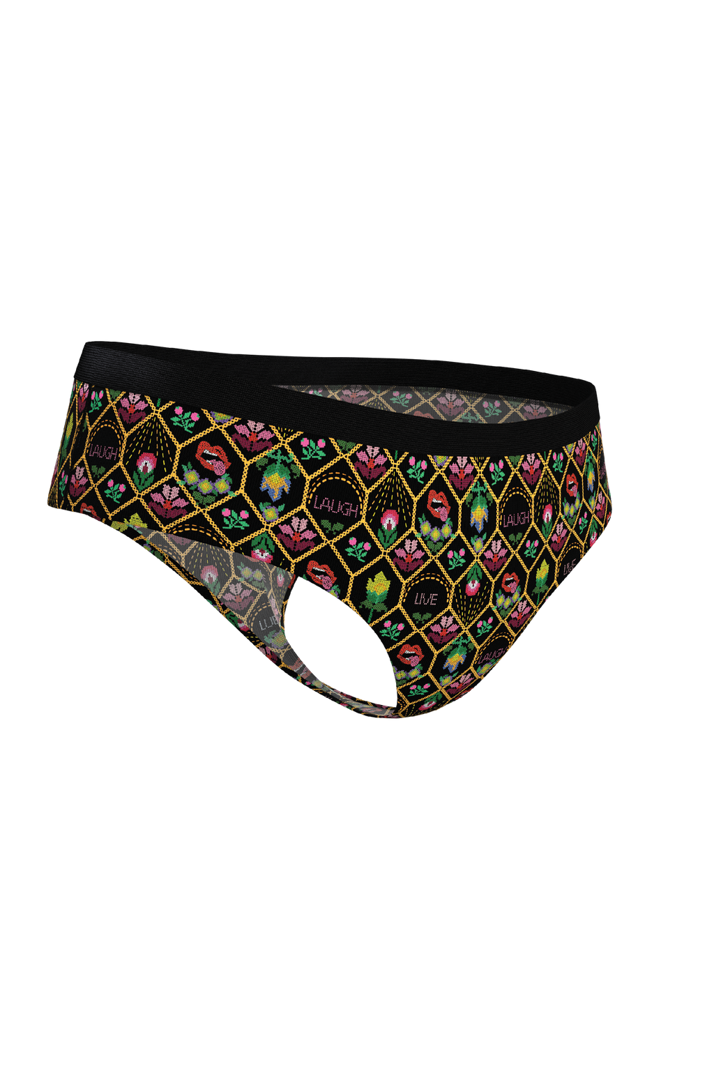 The Live Laugh Lube | Western Floral Pattern Cheeky Underwear - Shinesty