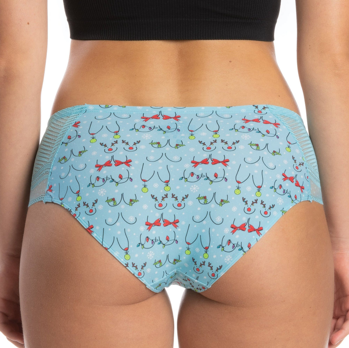 The Mistletots | Christmas Bust Lace Bikini - Shinesty