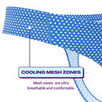 The Manhattan Mama | Light Blue Stars paradICE™ Cooling Thong - Shinesty