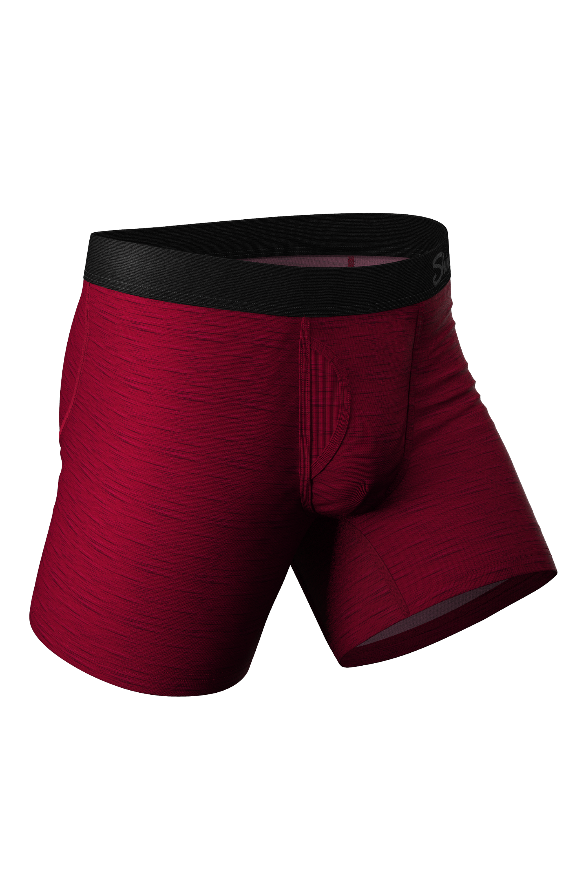 The Mars Landing | Red Space Dye Ball Hammock® Boxer Briefs - Shinesty