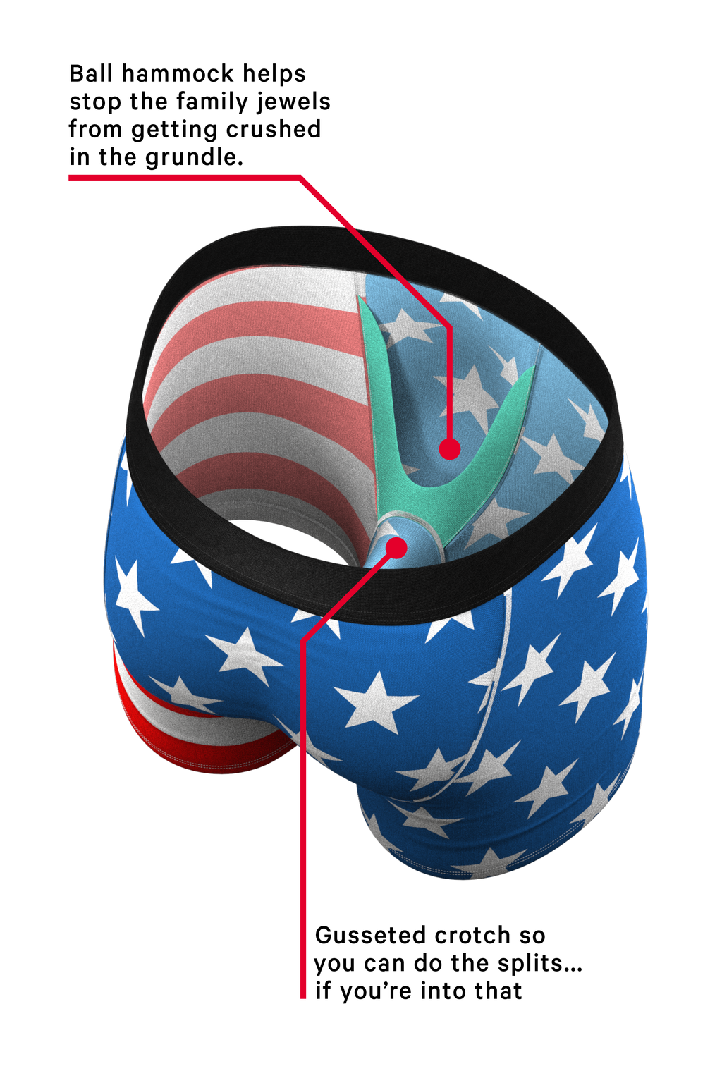 The Mascot | Eagle Sock & Ball Hammock® With Fly Pack - Shinesty