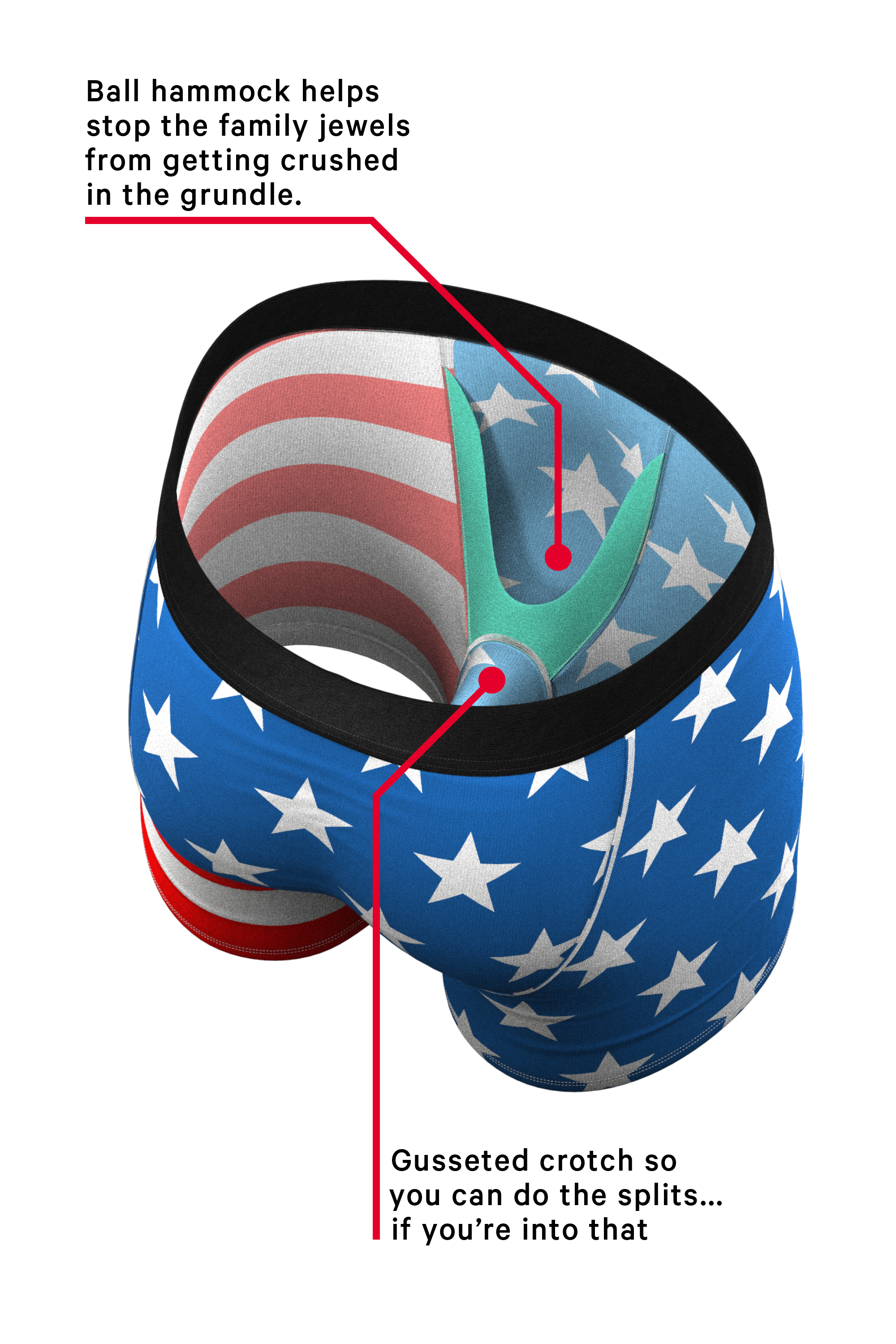 The Mascot | Eagle Sock & Ball Hammock® With Fly Pack - Shinesty