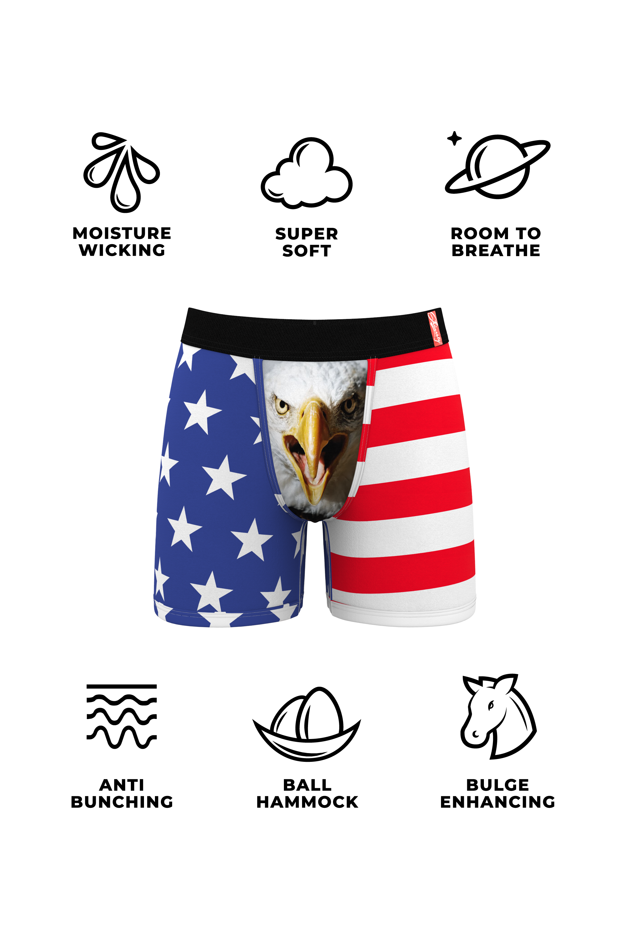 The Patriotic Pair | American Ball Hammock® and Thong Pack - Shinesty