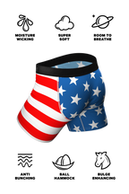 The Stars & Stripes | American Flag Ball Hammock® Boxer and Cheeky Underwear Pack - Shinesty