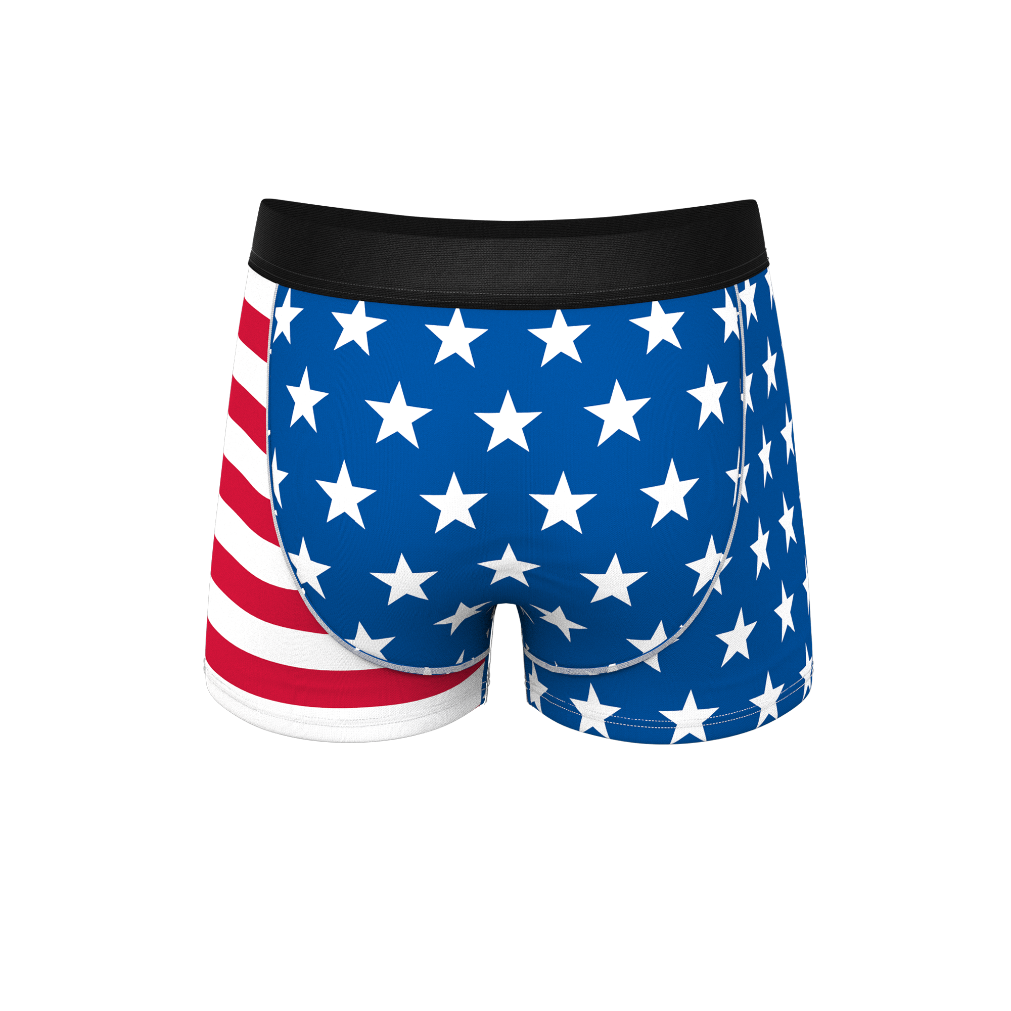 The Mascot | American Flag Ball Hammock® Pouch Trunks Underwear - Shinesty