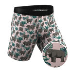 The Maximus | Tropical Elephant Ball Hammock® Boxer - Long Leg - Shinesty
