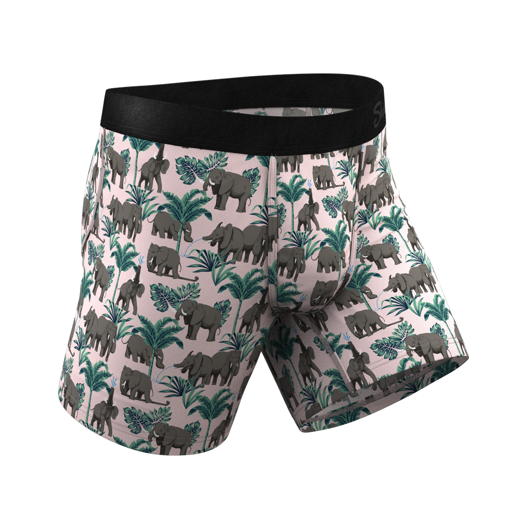 The Maximus | Tropical Elephant Ball Hammock® Pouch Underwear - Shinesty