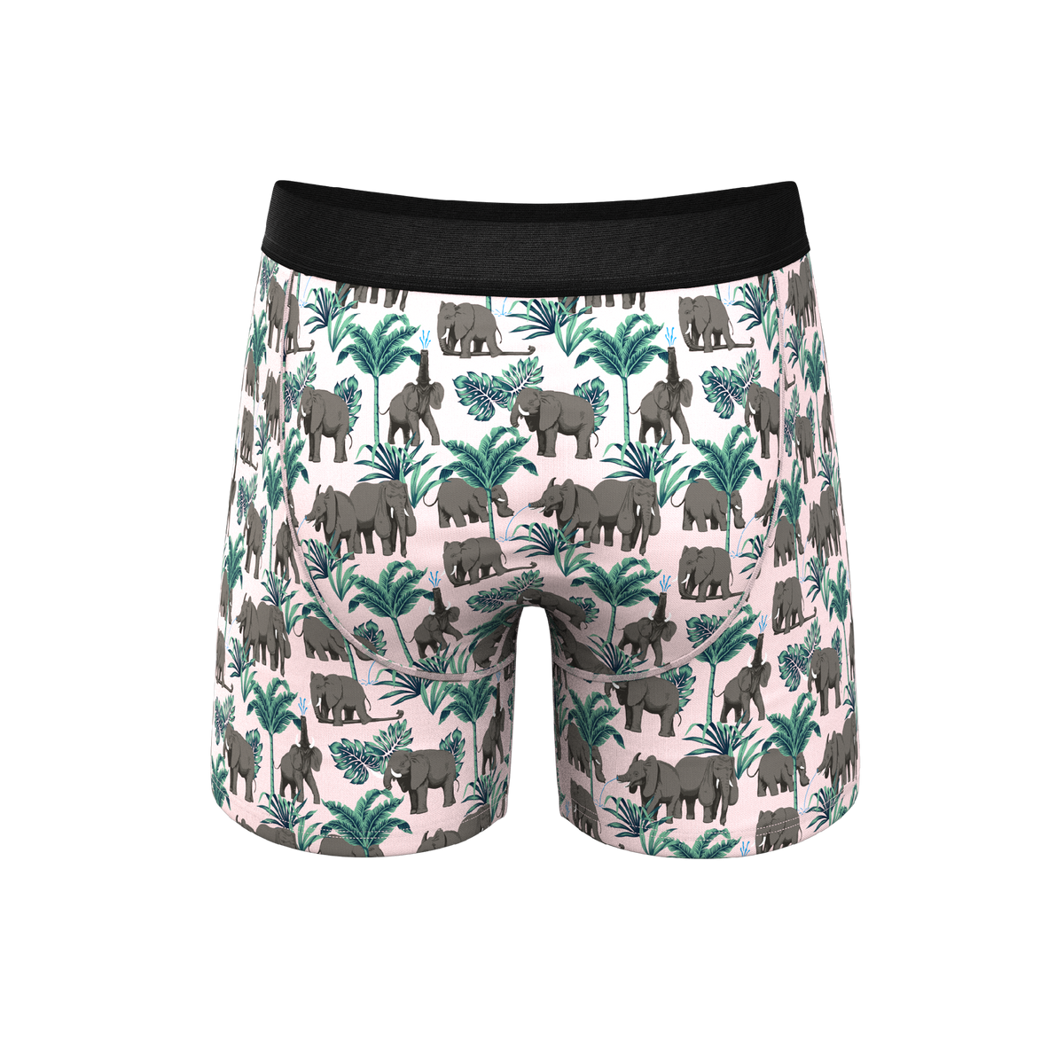 The Maximus | Tropical Elephant Ball Hammock® Pouch Underwear With Fly - Shinesty