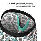 The Maximus | Tropical Elephant Ball Hammock® Pouch Trunks Underwear - Shinesty