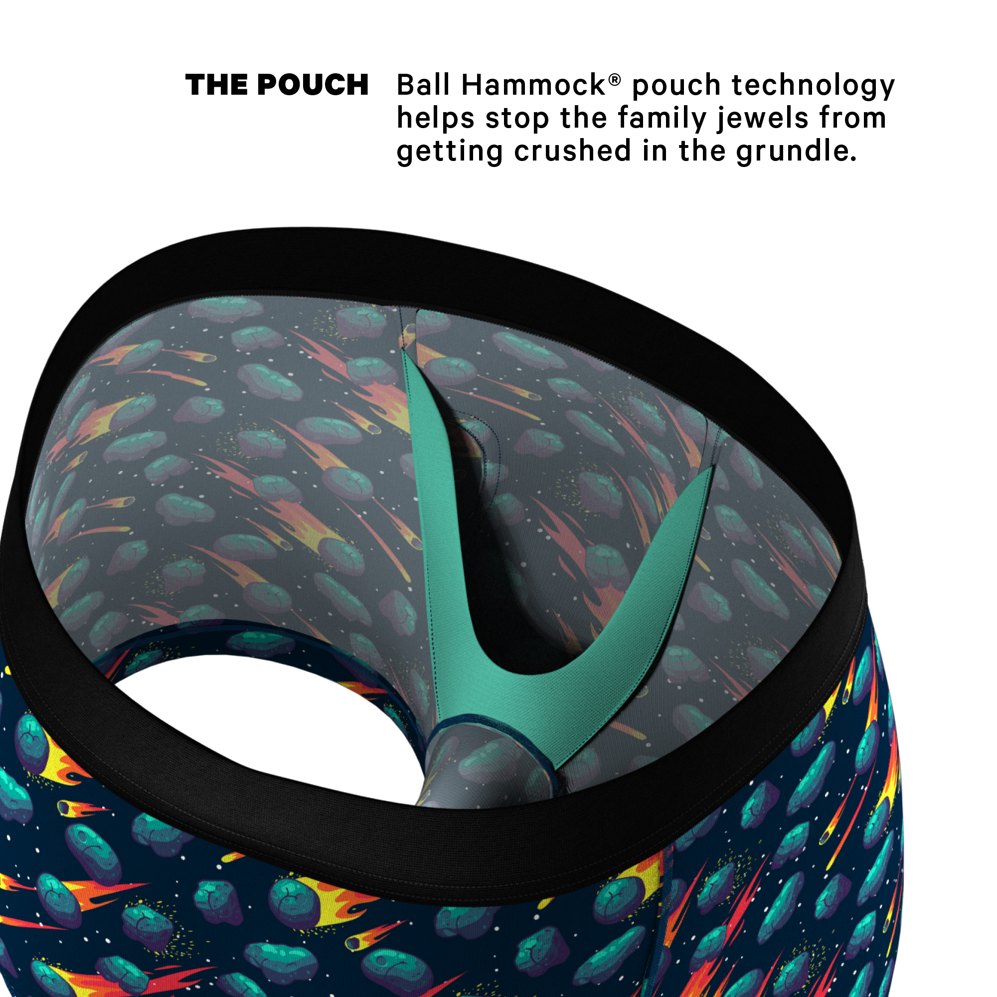 The Meateorite | Asteroid Ball Hammock® Pouch Trunks Underwear - Shinesty