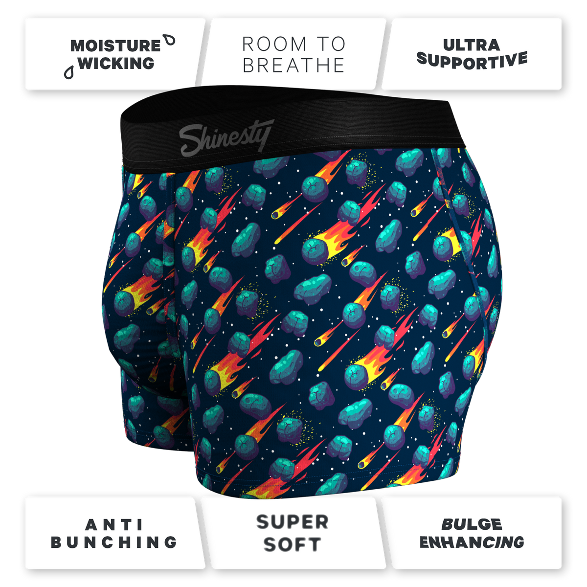 The Meateorite | Asteroid Ball Hammock® Pouch Trunks Underwear - Shinesty